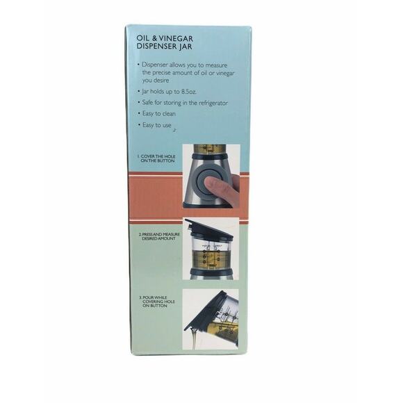 Gorham Oil Or Vinegar Dispenser Jar - Allow You To Measure The Precise Amount - Picture 2 of 5